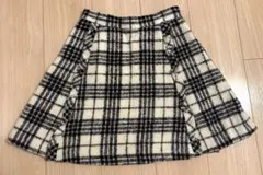 snidel スナイデル ミニスカート 0サイズ 白黒