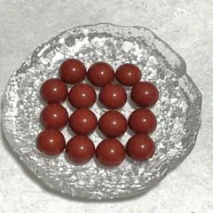 ハンドメイド 素材 カボション パーツ レッド小 レジン ピアス イヤリング