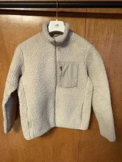 ボア フリース ジャケット ベージュ