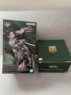 一番くじ 進撃の巨人　B賞　 リヴァイ　 フィギュア　D賞 カップ