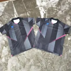 VICTAS 卓球ウェア XS ブラック/ピンク　2枚セット
