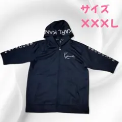 Karl Kani カールカナイ6分袖 フルジップパーカーXXXL
