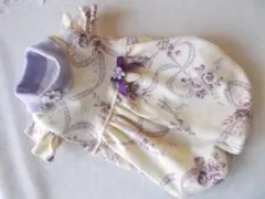 ★胴３８ｃｍ★お花のバルーンワンピース