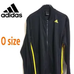 adidas アディダス 黒 トラックジャケット ジャージ ワンポイントロゴ