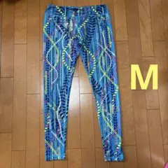 ズンバ zumba スパッツ ブルー系 M