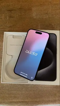 Apple iPhone 15 Pro ブルーチタニウム本体