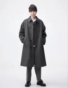 GU　コージーメルトンバルマカーンコート　XS グレー
