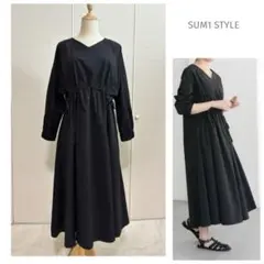 【新品タグ付き】SUMI STYLE ロングワンピース イアパピヨネ セレモニー 新品タグ付き】SUMI STYLE ロングワンピース イアパピヨネ セレモニー