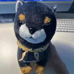 柴犬　しばいぬ　豆柴　ぬいぐるみ　黒柴