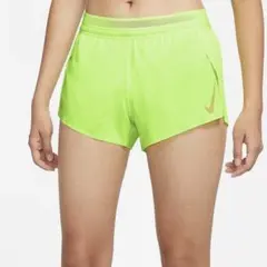 Nike CZ9399-702 レディース 陸上用短パン 蛍光グリーン