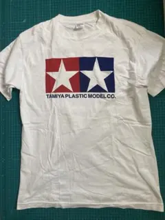 Tamiya 星ロゴ 両面プリントTシャツ ホワイトのサムネイル