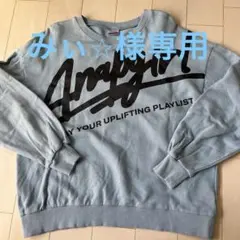 Anapgirl ライトブルー トレーナー