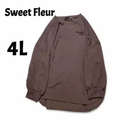 【未使用 タグ付】Sweet Fleur　長袖 カットソー　4L