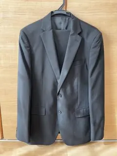 ブラックビジネススーツ ジャケットとパンツセット A6