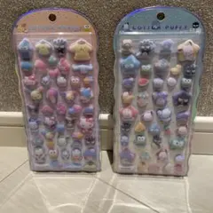 サンリオコットンパフィーシール　サンリオキャラクターズ　ハピダンブイ　二枚セット