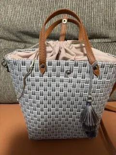 ベトナム製　カゴショルダーバック
