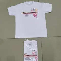 Mizuno Tシャツ Lサイズ 白 大津びわこ競輪　２枚セット　中古と新品