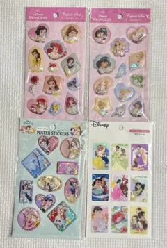 ディズニープリンセス ウォーターシール カプセルシール 3Dシール