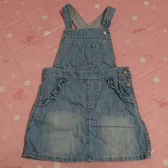 bebe SLAPSLIP デニムジャンパースカート 110