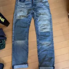 リーバイス パッチワーク デニムパンツ