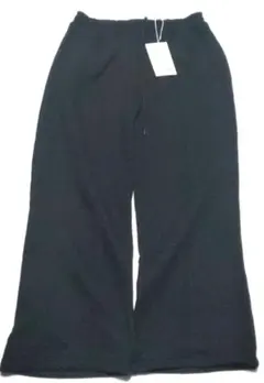 SUNNY HOUSE サニーハウス ワイドパンツ 裏起毛 ブラック Lサイズ