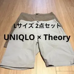 【極美品】ユニクロ×セオリー ハーフパンツ L サイズ 2点セットUNIQLOのサムネイル