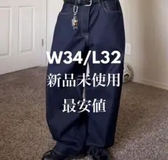 GAP ギャップ34/32スーパーバギーデニムパンツ　ダークリンス　大人気完売品