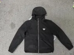 PRADA ブラック ナイロンジャケット フード付き