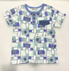 ラグマート/カメラ柄Tシャツ/110のサムネイル