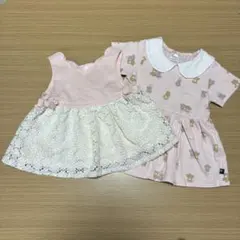 petit main futafuta Tシャツ チュニック セット80サイズ