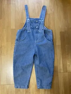 美品　URBAN CHERRY デニムオーバーオール 130