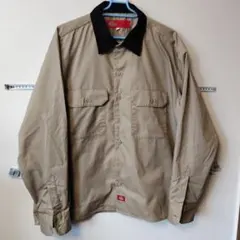 B-5Mサイズ ベージュ/ブラック 長袖シャツ