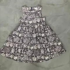 Tartine et Chocolat コーデュロイワンピース リバティ ヨシエ