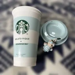 スタバ　ジェラートピケ コラボ　タンブラー　ベアリスタキャップ　限定品