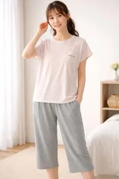 レディース半袖パジャマ M 夏用薄手上下セット marie claire bisのサムネイル
