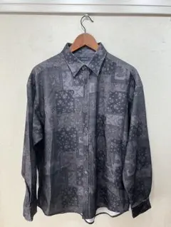 RAGEBLUE レイジブルー ダマスク柄シャツ