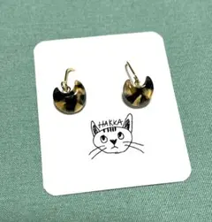 5.猫一粒ピアス・イヤリング(サビ)