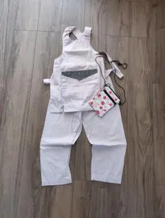 子供用 祭用品 腹掛 股引 上下セット ポーチ付き《手作り》