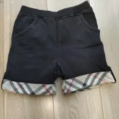 バーバリー柄　黒パンツ 80cmのサムネイル