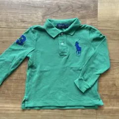 ✳︎POLO RALPH LAUREN グリーン キッズポロシャツ 100cm✳︎