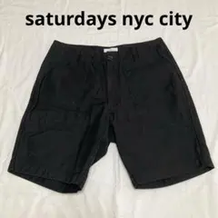 SATURDAYS NEW YORK CITY ショーツ ブラック サイズ30のサムネイル