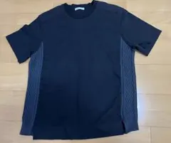 DISCOVERED ディスカバードニットドッキング半袖Tシャツ黒ブラックのサムネイル