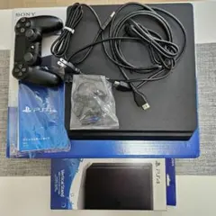 美品 PS4 本体 500GB ジェットブラック CUH-2000A