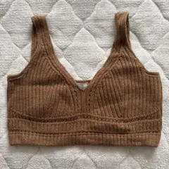 ユニクロ　マメクロゴウチ　3Dニットブラ　ビスチェ