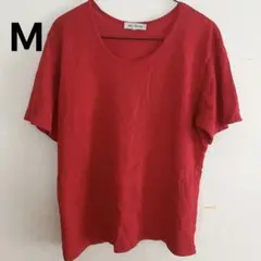 JILL ESTER 半袖ニット 46 レッド 【Ꮇ】