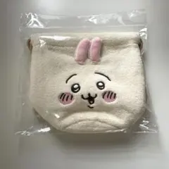 ちいかわ　ボワ　フェイス巾着　うさぎ
