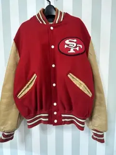 最終値下げ　　49ers フォーティーナイナーズ　スタジャン　De LONG