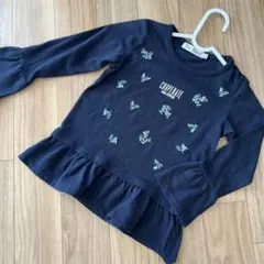 fixfoxy 長袖トップス ブラウス Tシャツ 花柄 ロンT カットソー