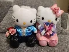 美品　☆キティとダニエル☆　電報ぬいぐるみセット