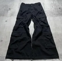 【ゲリラセール】y2k opium カーゴパンツ ワイド バギー パンク